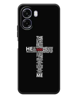 Чехол для OPPO A6x с картинкой «Текстовый крест»