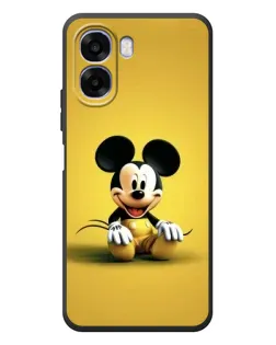 Чехол для OPPO A6x с картинкой «Микки на желтом»