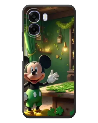 Чехол для OPPO A6x с картинкой «Микки в мастерской»