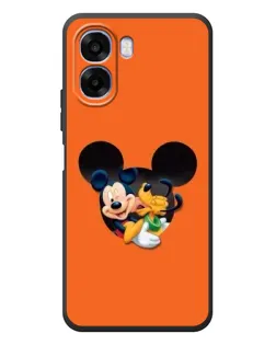 Чехол для OPPO A6x с картинкой «Сердце Микки Минни»