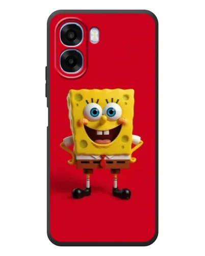 Чохол для OPPO A6x з картинкою «Спанч Боб на червоному» Чохол для OPPO A6x з картинкою «Спанч Боб на червоному»