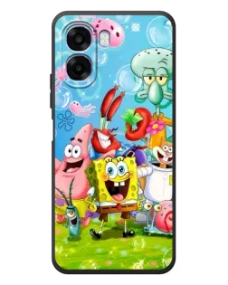 Чехол для OPPO A6x с картинкой «Губка Боб и друзья»