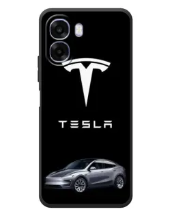 Чехол для OPPO A6x с картинкой «Tesla Model Y»