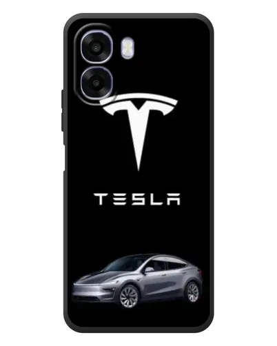 Чехол для OPPO A6x с картинкой «Tesla Model Y»
