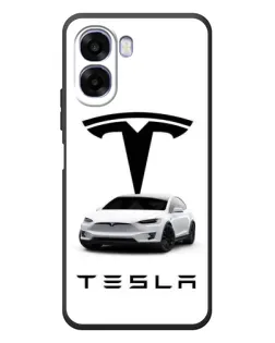 Чехол для OPPO A6x с картинкой «Tesla White Style»