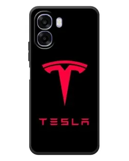 Чехол для OPPO A6x с картинкой «Tesla Red Logo»