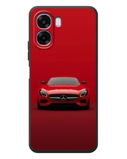 Чехол для OPPO A6x с картинкой «Красный Mercedes AMG»