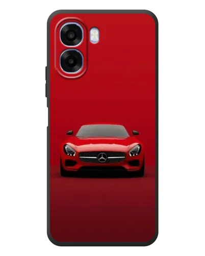 Чехол для OPPO A6x с картинкой «Красный Mercedes AMG»
