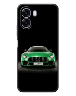 Чехол для OPPO A6x с картинкой «Mercedes — неоновый лого»