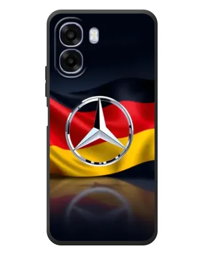 Чехол для OPPO A6x с картинкой «Mercedes — флаг Германии»