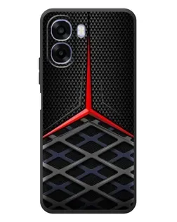Чехол для OPPO A6x с картинкой «Mercedes Carbon Grid»