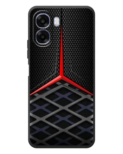Чехол для OPPO A6x с картинкой «Mercedes Carbon Grid»
