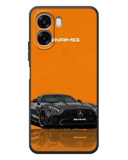 Чехол для OPPO A6x с картинкой «Оранжевый Mercedes AMG»