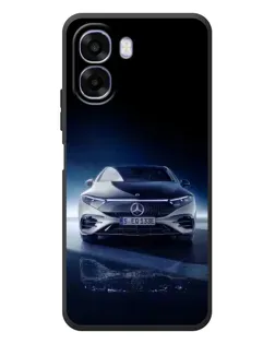 Чехол для OPPO A6x с картинкой «Ночной Mercedes EQ»