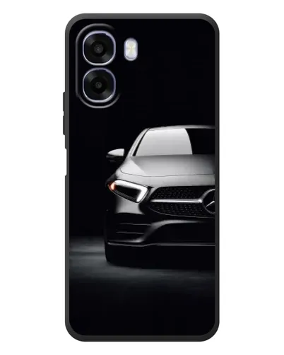 Чехол для OPPO A6x с картинкой «Свет фар Mercedes»