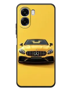 Чехол для OPPO A6x с картинкой «Желтый Mercedes GT»