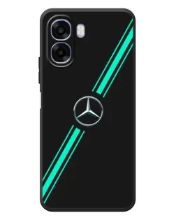 Чехол для OPPO A6x с картинкой «Спортивные линии Mercedes»