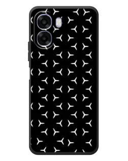 Чехол для OPPO A6x с картинкой «Mercedes паттерн звезд»