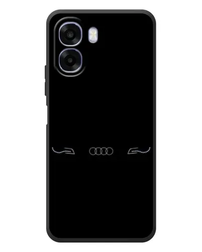 Чехол для OPPO A6x с картинкой «Audi — световой подпись»