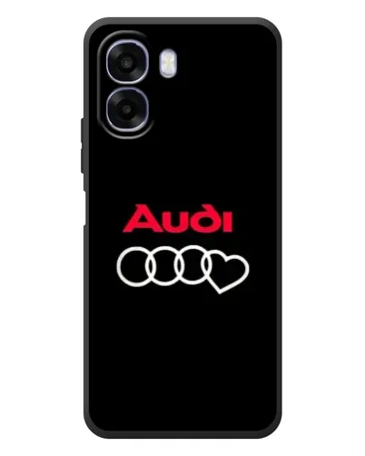 Чехол для OPPO A6x с картинкой «Логотип Audi Heart»