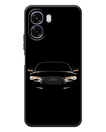 Чехол для OPPO A6x с картинкой «Audi — ночной контур»