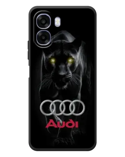 Чехол для OPPO A6x с картинкой «Пантера и Audi»