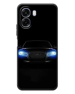 Чехол для OPPO A6x с картинкой «Audi в неоне»