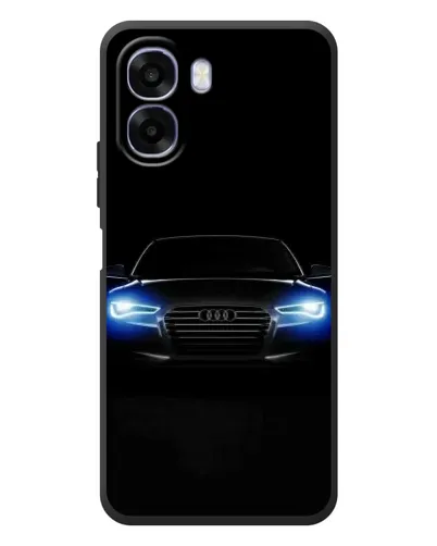 Чехол для OPPO A6x с картинкой «Audi в неоне»
