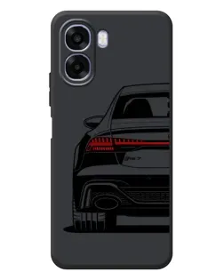 Чехол для OPPO A6x с картинкой «Задняя часть Audi — арт»