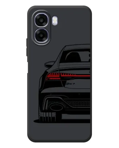 Чехол для OPPO A6x с картинкой «Задняя часть Audi — арт»