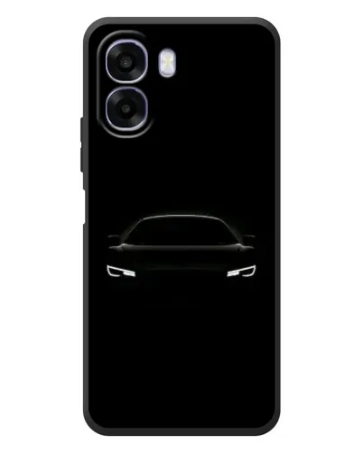 Чехол для OPPO A6x с картинкой «Взгляд Audi в темноте»