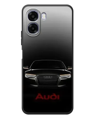 Чехол для OPPO A6x с картинкой «Audi — градиентный контур»