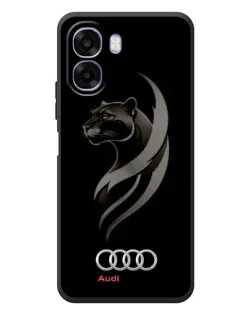 Чехол для OPPO A6x с картинкой «Графика — пантера и Audi»