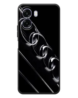 Чехол для OPPO A6x с картинкой «Audi — абстрактные кольца»