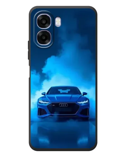 Чехол для OPPO A6x с картинкой «Audi — голубая энергия»