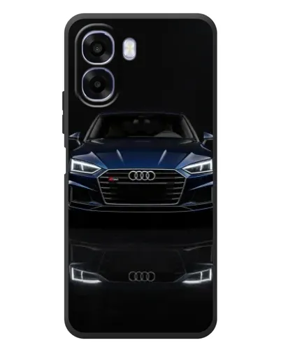 Чехол для OPPO A6x с картинкой «Audi — ночное отражение»