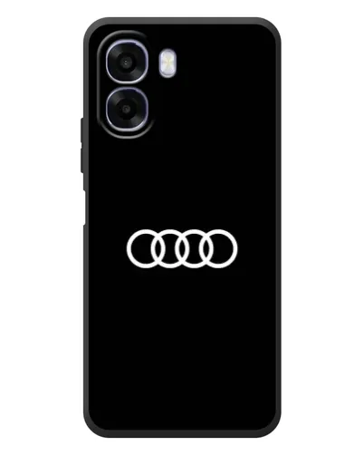 Чехол для OPPO A6x с картинкой «Audi White Logo»