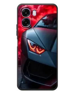 Чохол для OPPO A6x з картинкою «Lamborghini червоне сяйво»