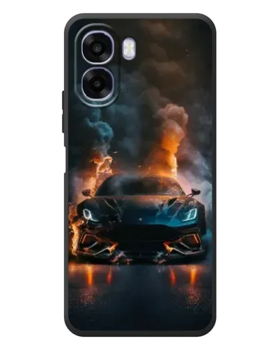 Чохол для OPPO A6x з картинкою «Lamborghini димна естетика»