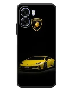 Чохол для OPPO A6x з картинкою «Lamborghini жовтий акцент»