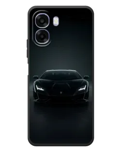 Чохол для OPPO A6x з картинкою «Чорний Lamborghini Aventador»