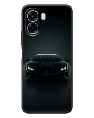Чохол для OPPO A6x з картинкою «Чорний Lamborghini Aventador»