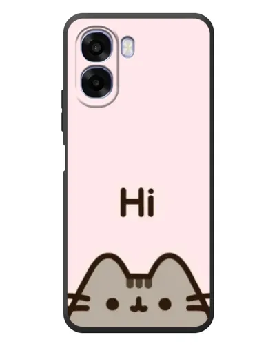 Чехол для OPPO A6x с картинкой «Пушин говорит Hi» Чехол для OPPO A6x с картинкой «Пушин говорит Hi»