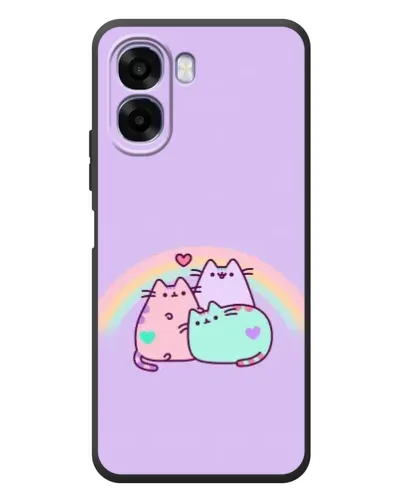 Чехол для OPPO A6x с картинкой «Радужные Пушины» Чехол для OPPO A6x с картинкой «Радужные Пушины»