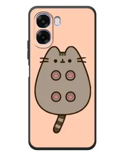 Чехол для OPPO A6x с картинкой «Пушин пузиком кверху»