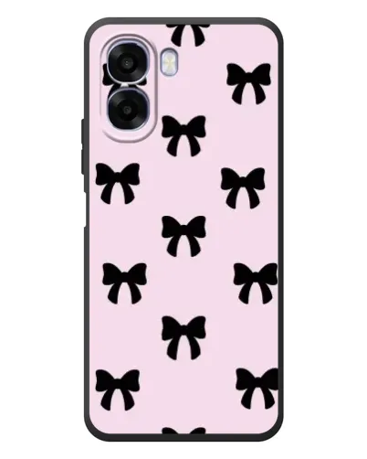 Чехол для OPPO A6x с картинкой «Черные банты Coquette» Чехол для OPPO A6x с картинкой «Черные банты Coquette»