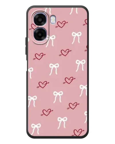 Чехол для OPPO A6x с картинкой «Сердца и банты» Чехол для OPPO A6x с картинкой «Сердца и банты»