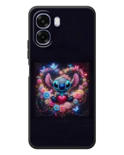 Чехол для OPPO A6x с картинкой «Stitch в цветах» Чехол для OPPO A6x с картинкой «Stitch в цветах»