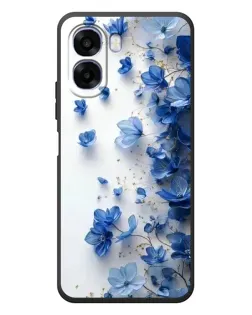 Чехол для OPPO A6x с картинкой «Голубой цветочный каскад» Чехол для OPPO A6x с картинкой «Голубой цветочный каскад»