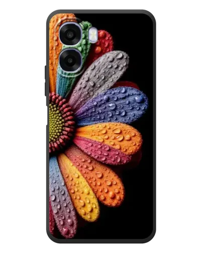 Чехол для OPPO A6x с картинкой «Радужный цветок»